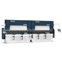 Machine de pliage de tôles métalliques entièrement automatique à double commande pour l'aluminium et l'acier inoxydable, haute productivité