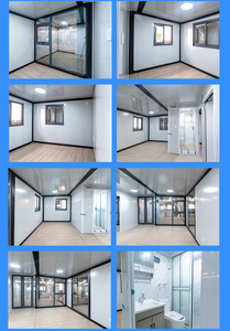 Casa Contenedor Expandible de 40 pies Lista <span class=keywords><strong>para</strong></span> Habitar, Casa Móvil de 2-3 Dormitorios <span class=keywords><strong>para</strong></span> Uso en Hoteles, Oficinas, Apartamentos y Escuelas, con 5 Años de Garantía - Product Image 5