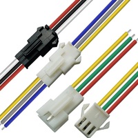 Adaptor Kabel Inti 1 2 3 4 Kustom dengan Konduktor Tembaga Murni, Isolasi PVC, Panjang 250mm, Tegangan Terukur 220V, Kabel Harness