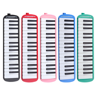 32-Key ME-32B Blue Melodica Stainless Steel School Teaching Musical Instrument Accessory for Students