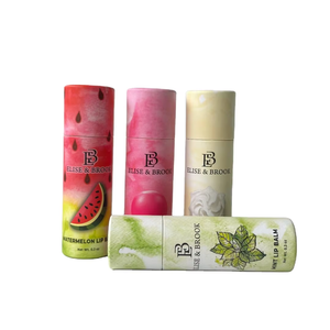 Tubo de Papel Kraft Reciclado Biodegradable y Ecológico para Bálsamo Labial, 5g/10g/15g, Envase Vacío Personalizado para Desodorante - Product Image 1