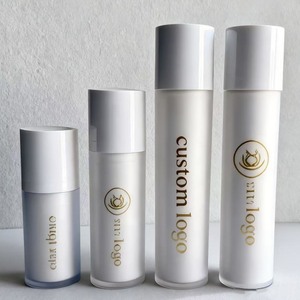 Manufacture Plastic square Frosted Cosmetic Airless Pump Bottle 30ML 50ML PP Lotion Cream Liquid <strong>Travel</strong> <strong>Container</strong> - Product Image 2