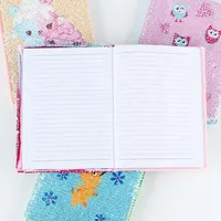 Cahier de notes à paillettes réversible personnalisé taille A5 Journal de sirène bloc-notes magique pour cadeaux de bureau et d'école