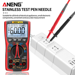 Multímetro profesional True RMS ANENG SZ16, medidor de continuidad inteligente con herramientas de prueba de Sensor inteligente automático - Product Image 3