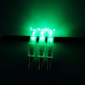 Boulons à arc-en-ciel kcenid, 7.6mm, éclairage <span class=keywords><strong>automatique</strong></span> de flèche à lumière LED, pour la chasse au tir à l'arc - Product Image 5
