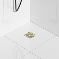 304 Drain de sol en acier inoxydable Drenaje Del Suelo Carré Salle de bain Carrelage Insert Linéaire Anti Odeur Long Drain de douche Drain de sol