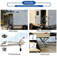 Remorque WC portable 5 postes blanche à double essieu avec climatiseur intégré et lavabo pour événements de grande envergure, location haute capacité
