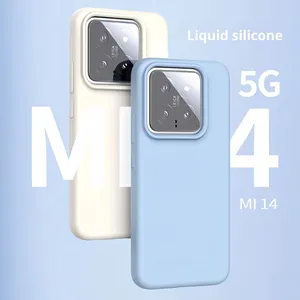 Pour <span class=keywords><strong>Xiomi</strong></span> Xiaomi 15 Pro <span class=keywords><strong>Redmi</strong></span> K80 coque de téléphone en Silicone liquide couleur unie antichoc housse de protection avec téléphone Fundas - Product Image 6