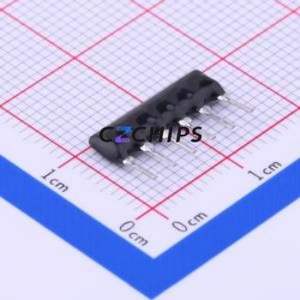 Réseau de résistances A06-471JP SIP-6-2.54mm ( Nombre de résistances : 5 ) ( Résistance : 470 Ohms Précision : 5% ) - Product Image 2