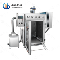 Fumoir industriel automatique pour viande poisson fumeur de viande four saucisse porc poisson fumeur machine avec prix d'usine