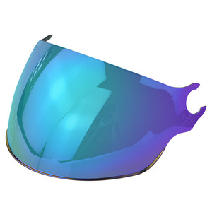 Visière de casque de moto générique OF562 en PC, anti-UV, pare-soleil, pour casque intégral ou demi-casque, lentille de remplacement miroir - Product Image 1