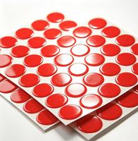Ruban adhésif acrylique double face rouge, étanche à la poussière, indice IP67, pour boîtiers de commande et boîtes de jonction extérieurs.