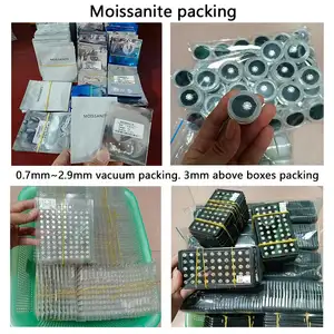 Starsgem OEM ODM 3 carati Moissanites prezzo basso 3ct 17ct d real moissanite