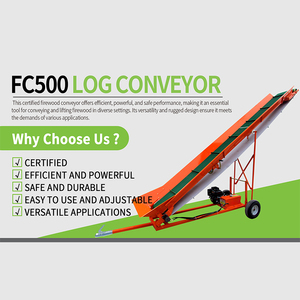 6.5hp गैसोलीन संचालित हाइड्रोलिक लकड़ी लॉग कन्वेयर लिफ्ट लकड़ी के संचरण के लिए - Product Image 4