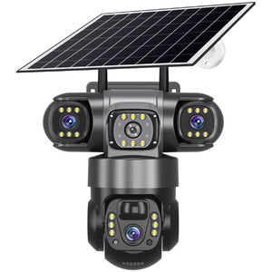 V380 Triple Lens Dashboard <b>Camera</b> Security Solar <b>Camera</b> With 4G Sim Card 12MP Indoor and Outdoor <b>Smart</b> Wireless <b>Wifi</b> CCTV <b>Camera</b> - Product Image 4
