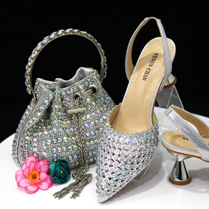 Pochette de soirée pour femme, multicolore, ornée de strass et de perles, avec bandoulière, fermeture à rabat, doublure en polyester 1L, logo personnalisé - Product Image 6