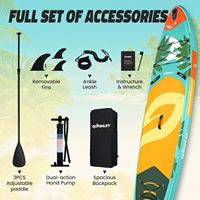 Flypark - Stock d'entrepôt européen en gros - Dropshipping - Planche à pagaie gonflable pour le surf, la pêche et le SUP - Prête à être expédiée