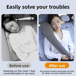 Almohada de Viaje Esencial para Viajes Largos, para Dormir de Lado en Auto/Avión/Tren, con Soporte para el Cuello - Product Image 2