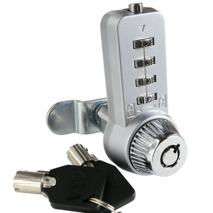 Cerradura de leva de doble desbloqueo de precisión, aleación de zinc 90 °   Cerraduras Giratorias para Casilleros de Gimnasio, Hospitales, Escuelas y Muebles de Exterior - Product Image 1