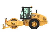Nouveau Compacteur Vibratoire à Tambour Unique CAT CP12 CP16 CP17 de 12 tonnes avec Tambour à Patins pour Projets de Terrassement C4.4