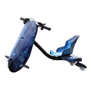 Patinete de Derrape <span class=keywords><strong>Plegable</strong></span> para Entretenimiento, Diseño para Compartir, Fácil Almacenamiento, Transporte Conveniente, Triciclo de Derrape para Niños - Product Image 1