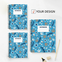 Carnet de planification hebdomadaire A5 personnalisé à spirale, couverture souple, journal avec couleur et logo personnalisés, formats A4/A6/B5 pour l'école/les étudiants