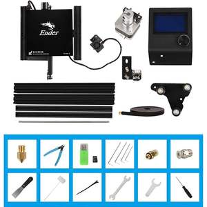 Impresora 3D Ender 3, Filamento de Plástico FDM, Base de Vidrio Templado, Enchufe Europeo - Product Image 3