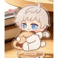 Cartoon Love and Deepspace Cute Sylus Rafayel Xavier Zayne Caleb Q-version Acrylic Standee Signboard Plaque Décorative Porte-clés