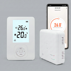 <span class=keywords><strong>Termostato</strong></span> Digitale Wireless Smart Tuya WIFI 86x86mm con Schermo LCD Flessibile <span class=keywords><strong>per</strong></span> Uso Alberghiero, <span class=keywords><strong>per</strong></span> Caldaie a Gas e Sistemi di <span class=keywords><strong>Riscaldamento</strong></span> a Pavimento - Product Image 1