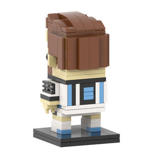 MOC7519 Leo 157 Uds. Ladrillos de cabeza cuadrada jugador de fútbol argentino famosa estrella mundial ensamblar bloques de construcción DIY para niños juguetes de regalo - Product Image 5
