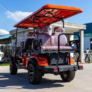 Voiturette de golf 6 places d'usine avec batterie au plomb ou au lithium, pneus entièrement équipés, plusieurs sièges disponibles, capacité 6 places pour F - Product Image 2