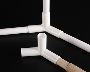 PP PE 3 Ways Pipe Fittings PVC Straight Equal Tee Connector - Product Image 4