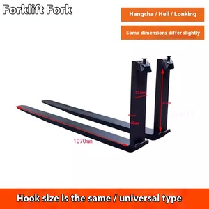 Tilifu Longgong Meicos 2 toneladas horquilla forjada 3 toneladas fuerza conjunta larga horquilla pie pala montacargas accesorios para uso en montacargas - Product Image 2