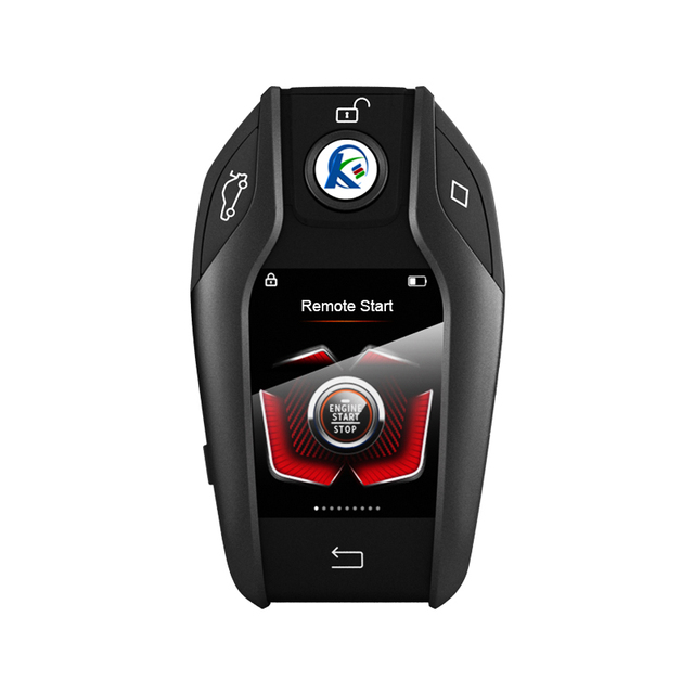CARQSENG OEM LCD Smart Key FOB with Remote Starter Keyless Entry & Two Way-Universal Fitment 12 Months Warranty