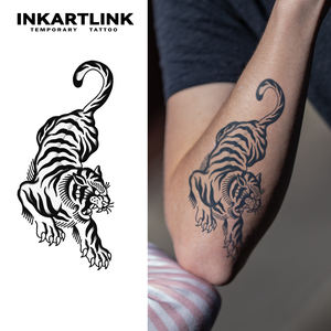 Tatuajes Temporales Semipermanentes Clásicos Americanos Resistentes al Por Mayor, Diseños de Animales de Dragón y Tigre, Adecuados para Aplicación en el <span class=keywords><strong>Brazo</strong></span> - Product Image 5