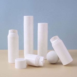 Botella de Plástico de Lujo de 30 ml, 50 ml, 100 ml, Botella con Bomba de Vacío para Lociones Cosméticas, Botella con Bomba sin Aire Blanca - Product Image 3