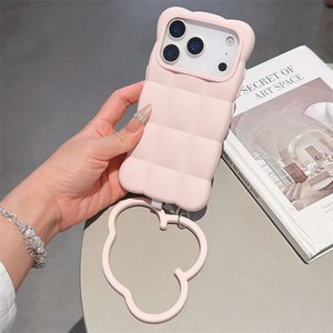 Coque Arrière Souple en TPU Antichoc avec Coussin d'Air et Breloque Nuage 3D Mignon pour iPhone 18 17 16 15 14 13 Pro Max - Product Image 6