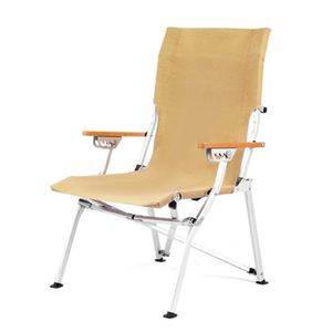 Chaise d'extérieur inclinable réglable en aluminium, légère et portable, idéale pour la <span class=keywords><strong>pêche</strong></span>, le camping, la plage et la détente - Product Image 5