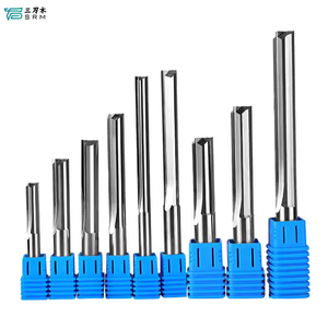 6mm 8mm <strong>Shank</strong> Two Flutes <strong>Straight</strong> Router Bits for Wood CNC <strong>Straight</strong> Engraving Cutters <strong>End</strong> <strong>Mill</strong> Tools Milling Cutter - Product Image 5
