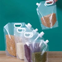 Sac Pliable Personnalisé en Plastique 1L 2L 5L avec Bec Verseur pour Rangement de Bière, Boissons et Eau – Idéal Camping, Randonnée, Urgence