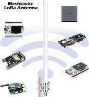 Antenne Lora 915 MHz pour module Meshtastic ESP32 / Systèmes IoT LoRa / Hotspot Helium, 890-960 MHz 9 dBi / Câble de 16,4 pieds / RP-SMA / SMA Mâle