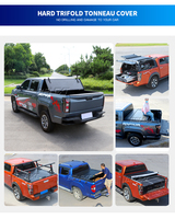 Housse de lit de camion en aluminium rigide à trois volets Benext étanche pour 2007-2010 Ford Maverick Toyota pour Hilux Tundra Isuzu F150