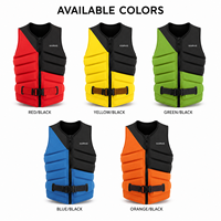 Chaleco Salvavidas Comercial para Rafting en Aguas Abiertas, 120-150N, Neopreno, PFD, Chaleco de Seguridad Ajustable para Kayak y Descenso de Cañones