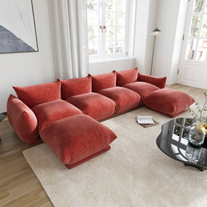 ATUNUS-Ensemble de canapés modulables de 1, 2, 3, 4 places, Mario <span class=keywords><strong>Marenco</strong></span>, meubles de salon modernes, beige, blanc - Product Image 4