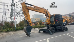 Venta caliente 21 toneladas Excavadora de ruedas Hyundai 210W-9 Excavadora de ruedas Excavadora usada 210 220 para la construcción - Product Image 3