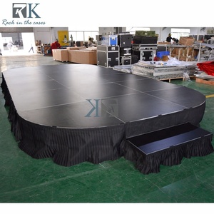 Plataforma de Escenario de Aluminio de 1x1 m para Bodas al Aire Libre, Plataforma de Escenario de 4 pies x 4 pies - Product Image 3