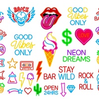 Enseigne néon LED personnalisée en lettres acryliques, indice de protection IP68, écologique, pour décoration de fêtes, magasins, logos, clubs, bars et boîtes de nuit