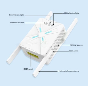 Routeur Gigabit bi-bande 1200Mbps 2 RJ45 1 WAN 2 LAN Wireless <span class=keywords><strong>WiFi</strong></span> Extender AP Repeater Signal Booster 4G Signal Booster - Product Image 4