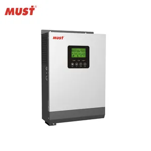 MUST High frequency Solar inverter pure sine wave 1kw 12v 50a pwm for home use