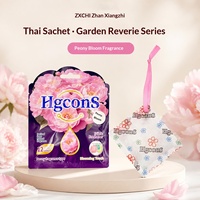 Sachet désodorisant thaïlandais parfumé aux fleurs séchées, design moderne, marque privée, pour casiers/placards - Longue durée